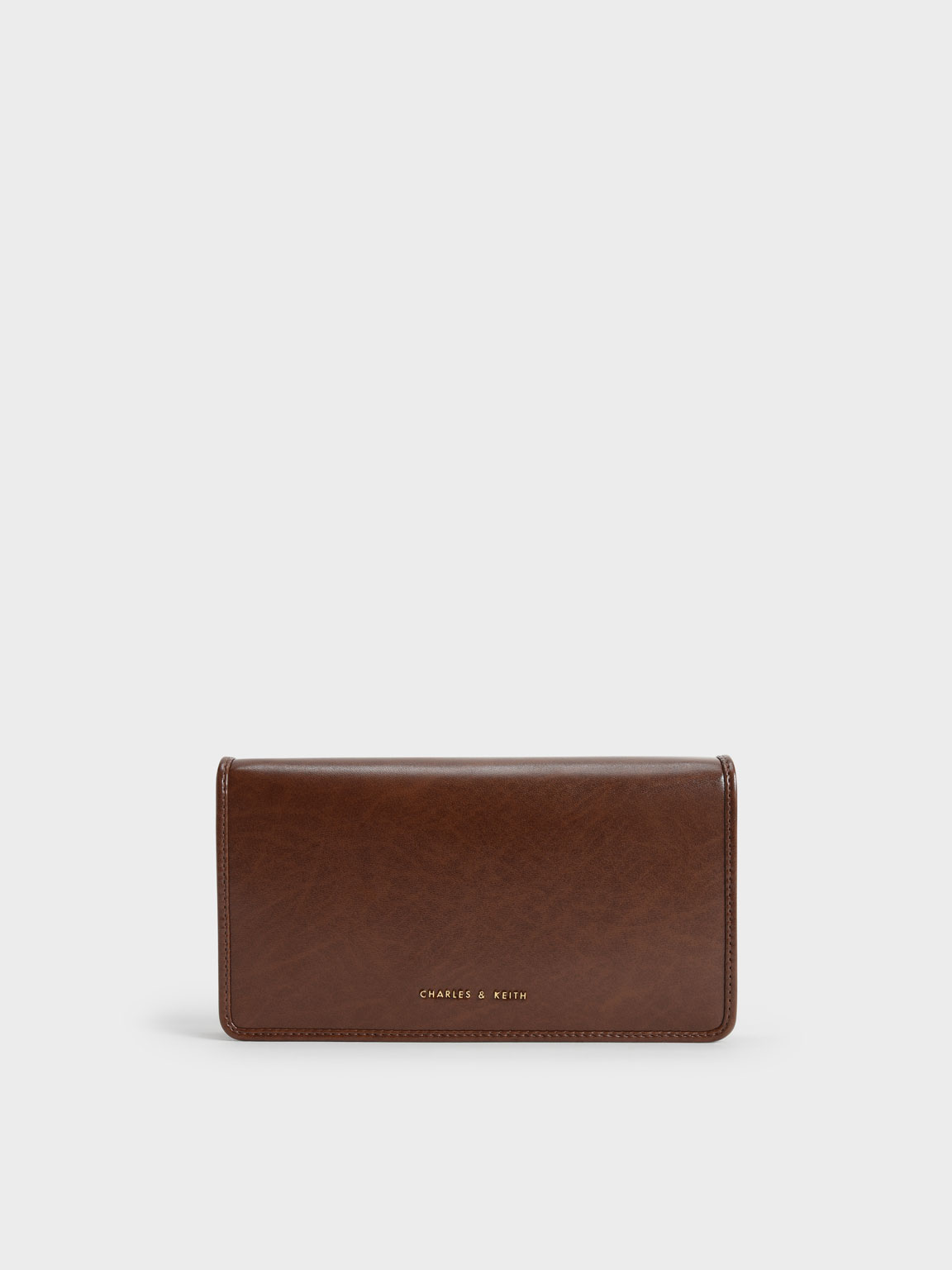 Cognac Long Wallet | CHARLES & KEITH