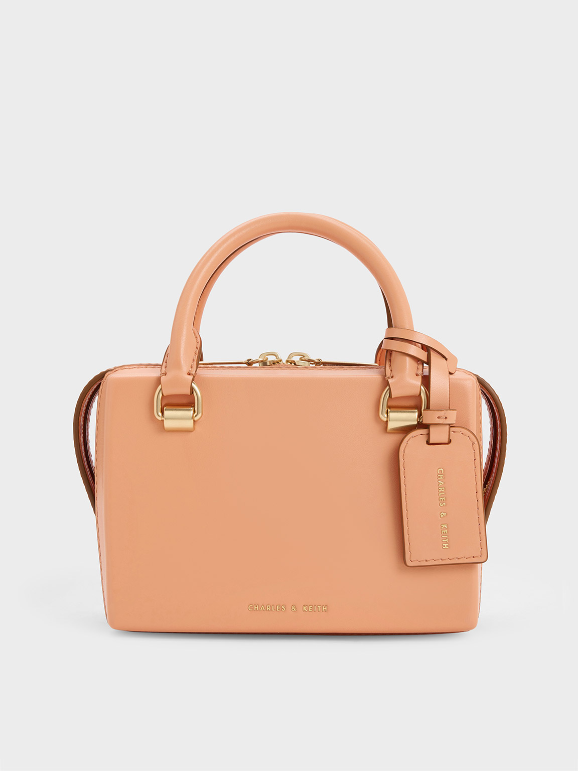 Orange and pink outlet purse