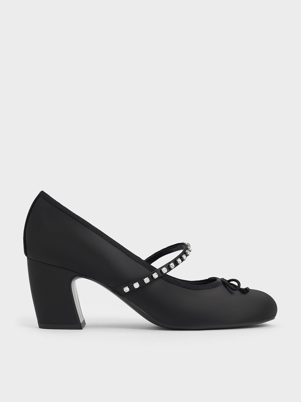 Black patent mary jane heels on sale