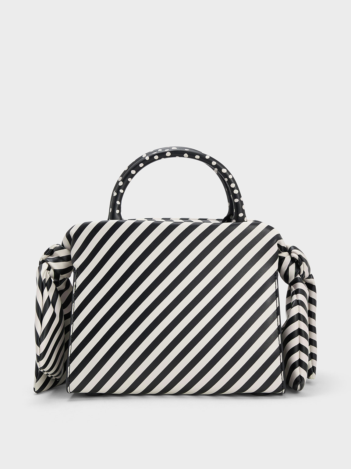 Black And White Stripes Three Pocket Jacquard Bag - Maisha Lifestyle –  Maisha By Esha