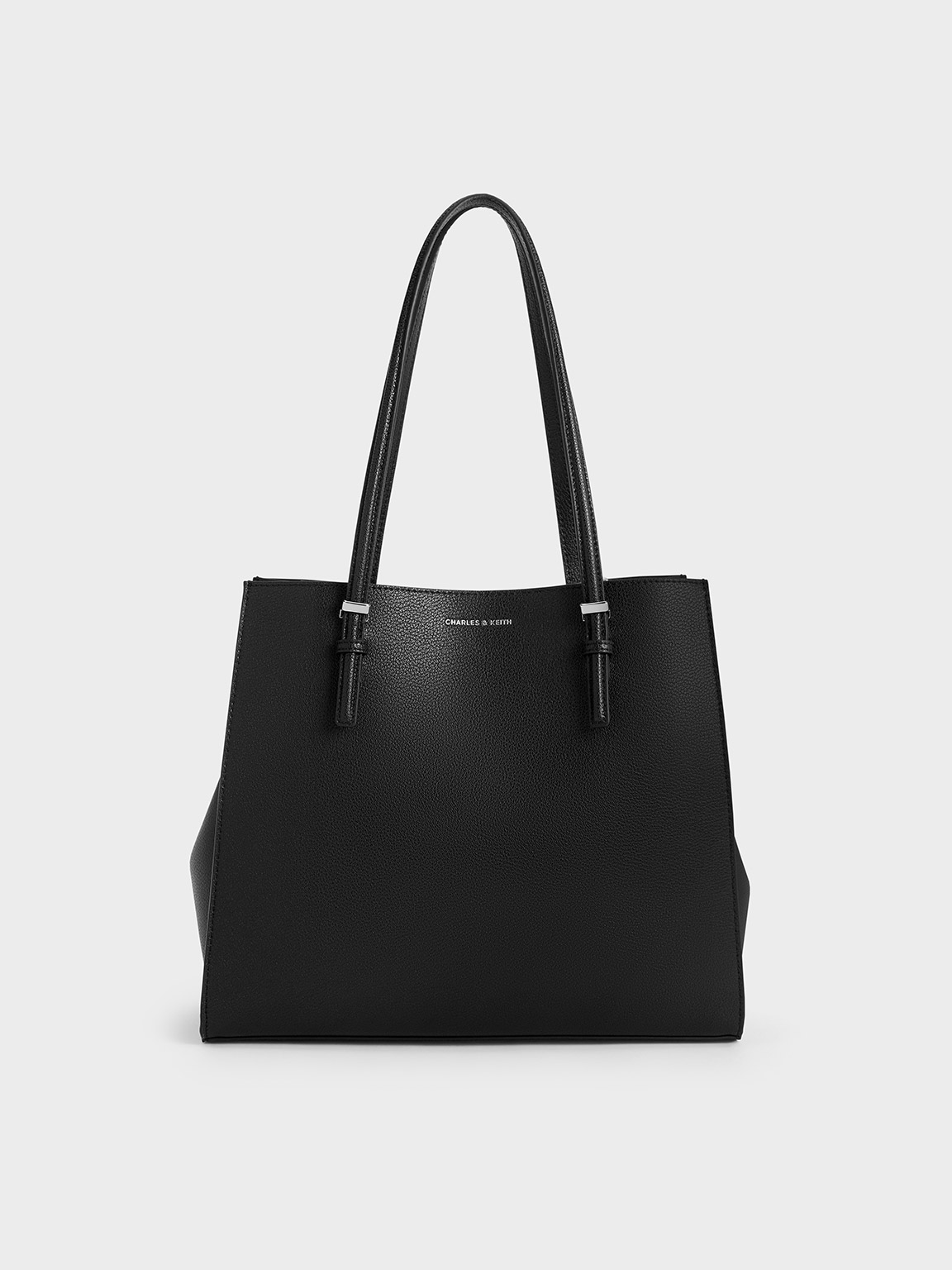 Noir Sansa Tote Bag - CHARLES & KEITH AE