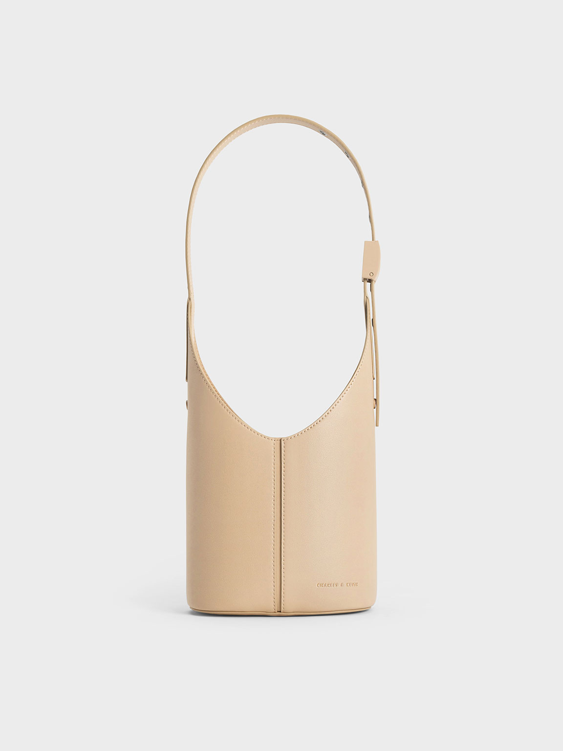 Demi Lune Asymmetrical Mini Bucket Bag