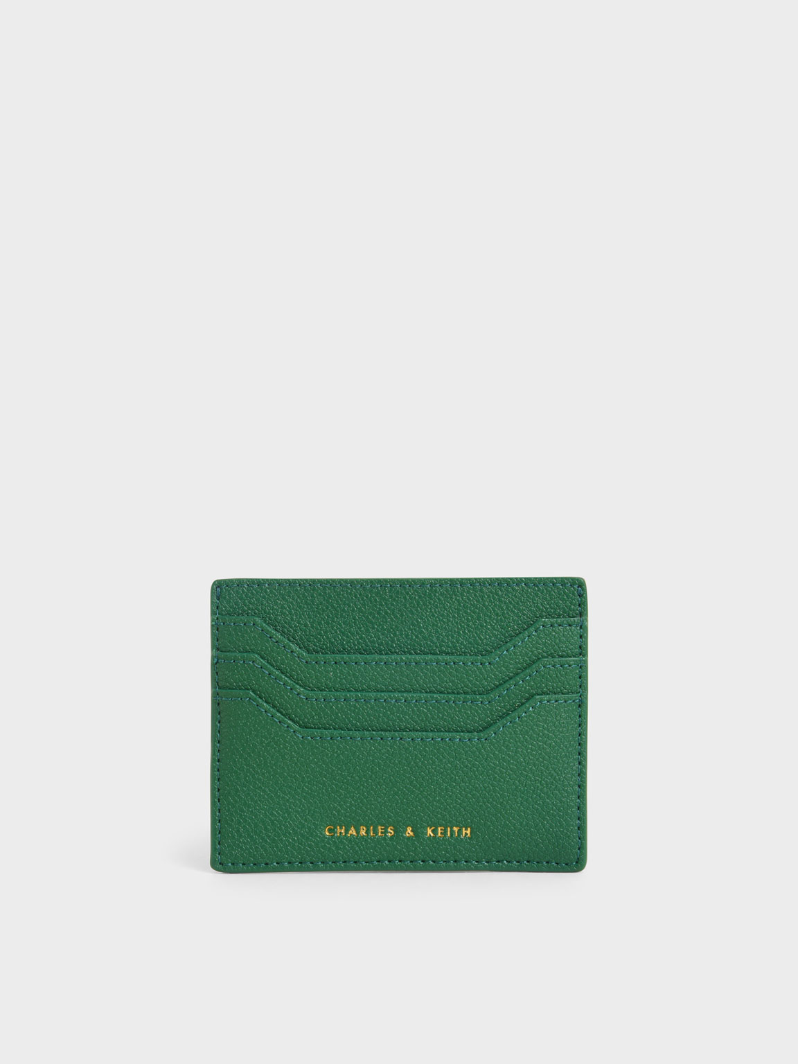 Dark Green Multi-Slot Wristlet Card Holder - CHARLES & KEITH US