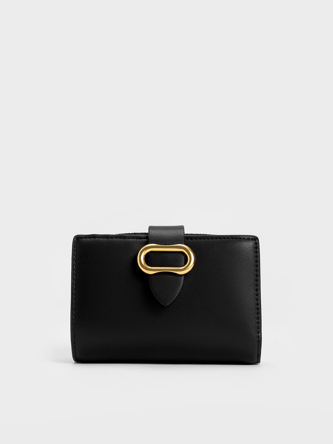 Black Daki Belted Wallet | CHARLES & KEITH