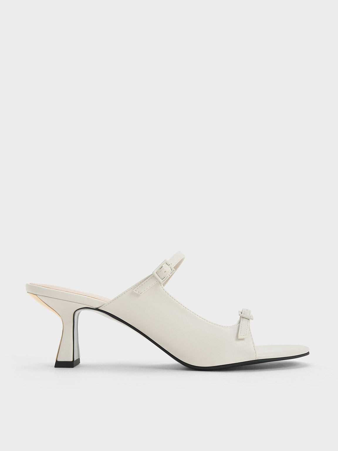 White kitten sale heel sandals