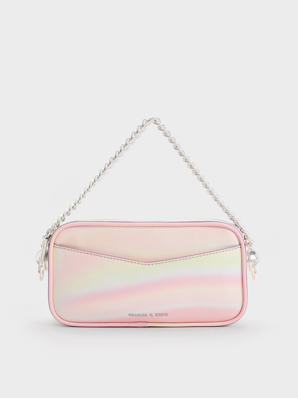 Mini Pearl Top Handle Pochette Strap Handbag Accessory Charm