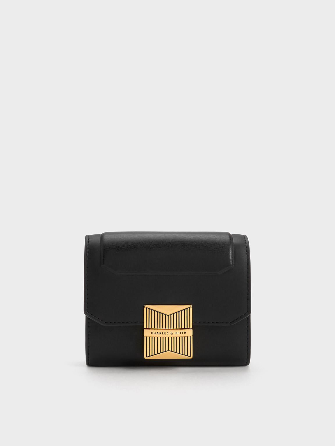 Black Basic Long Wallet, CHARLES & KEITH