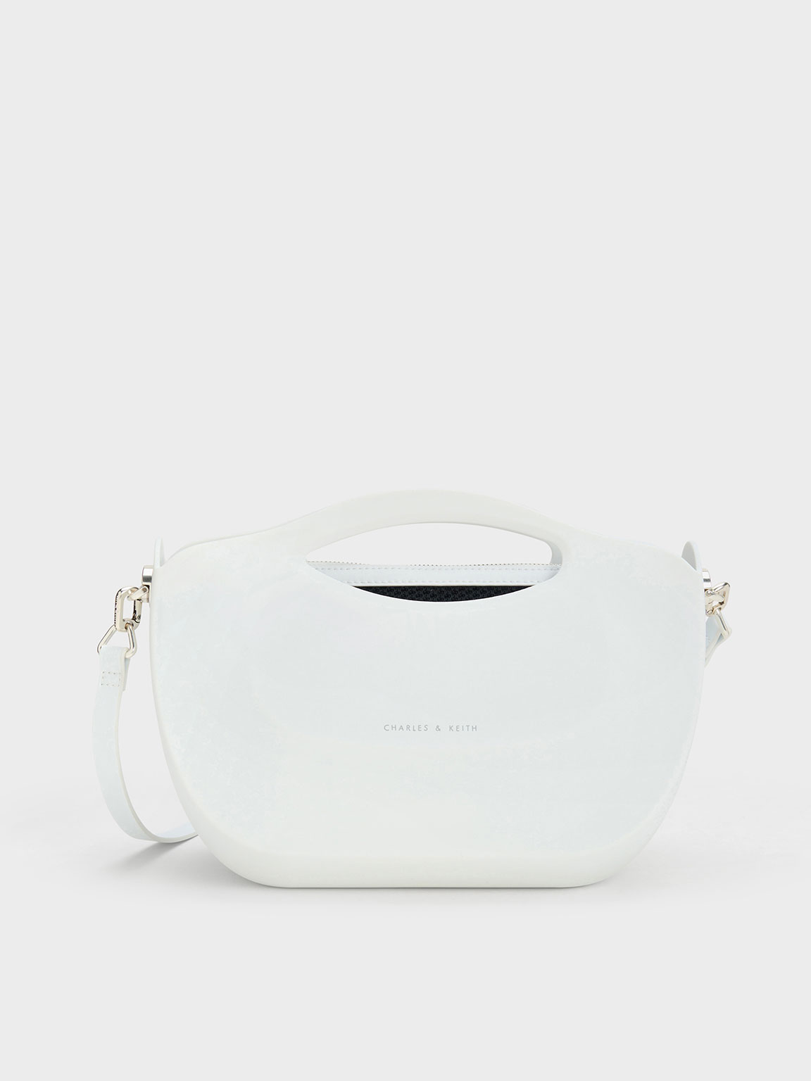 Minimalist Square Bag Medium With Inner Pouch Bag Charm Decor