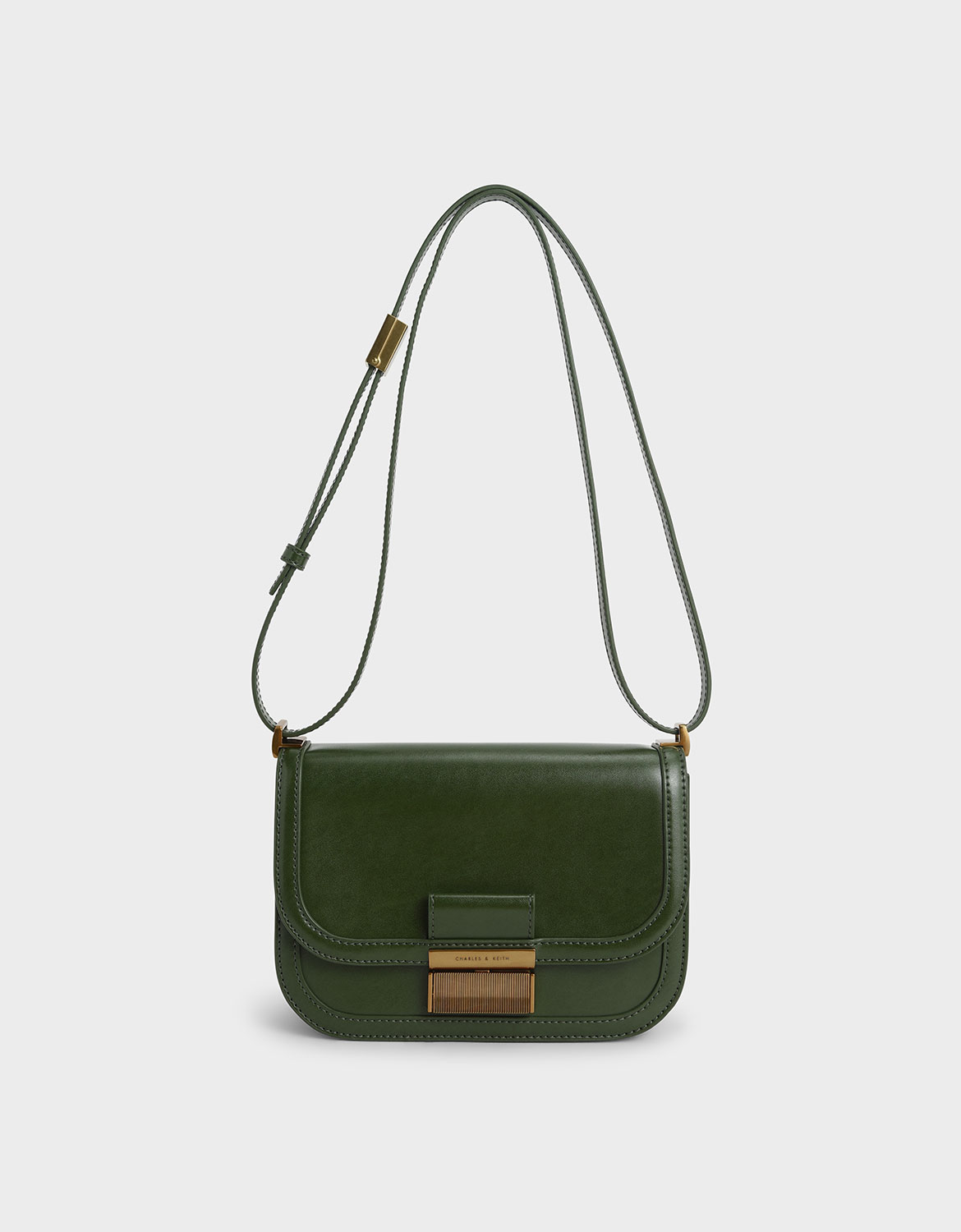 Charles & Keith Green Crossbody Bags