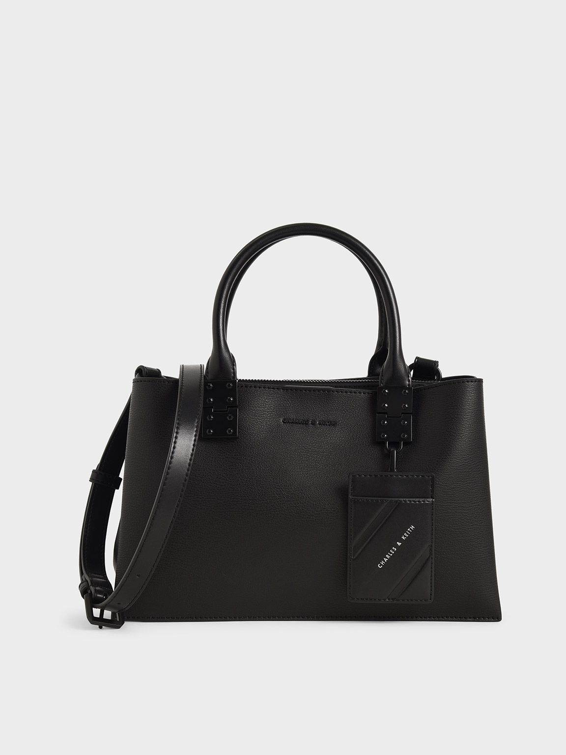 Handbags Black CHARLES & KEITH SATCHEL BAG, Model Name/Number