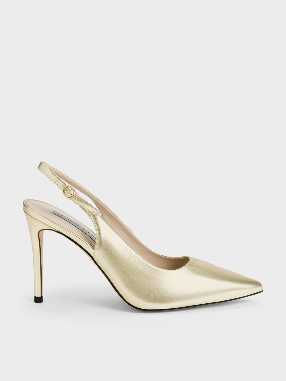 VIABLE Gold Rhinestone Embellished Pump | Women's Heels – Steve Madden