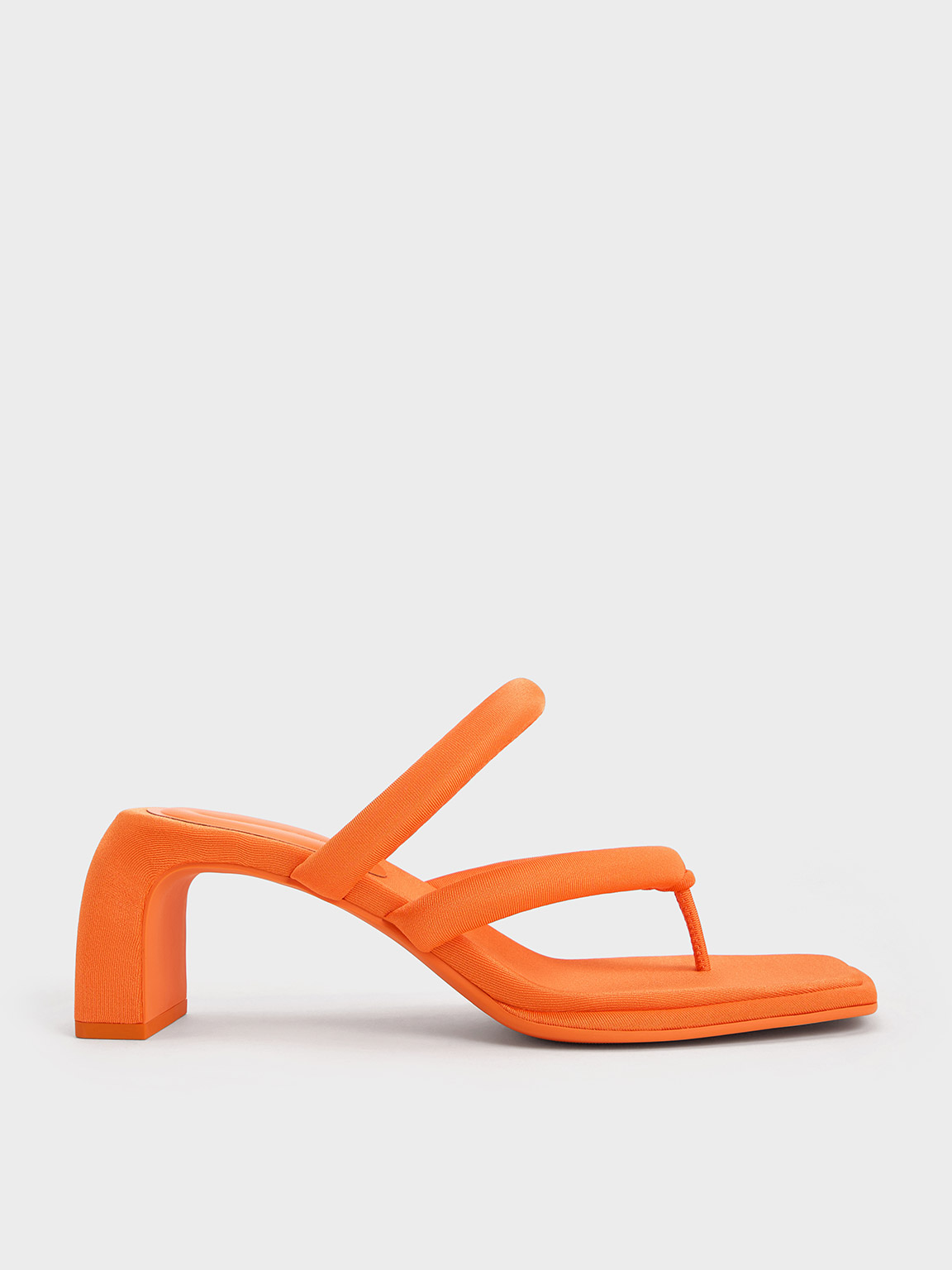 Orange sandals heels best sale