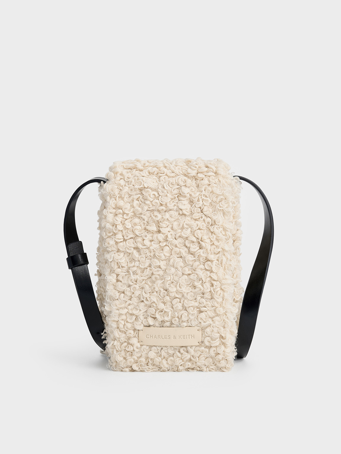 Chalk Furry Mini Bag CHARLES KEITH US