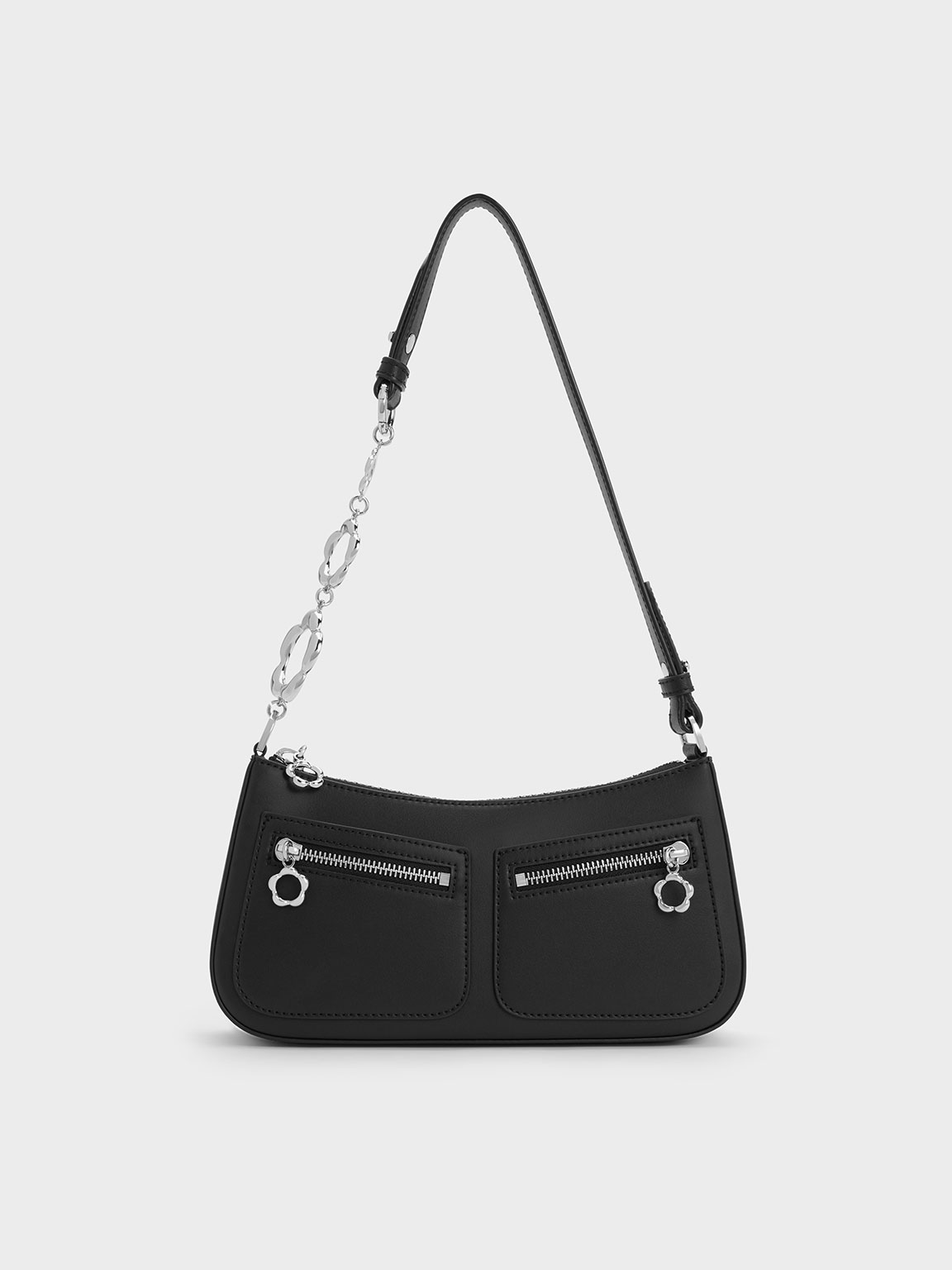 Blooming Flowers Chain Bag Charm – Keeks Designer Handbags