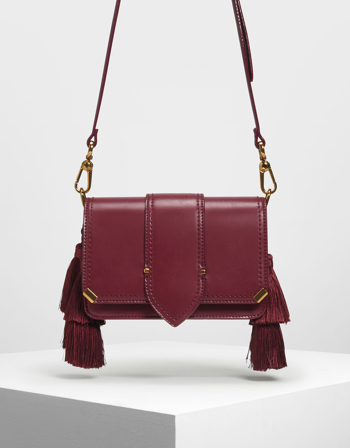 charles and keith prune bag