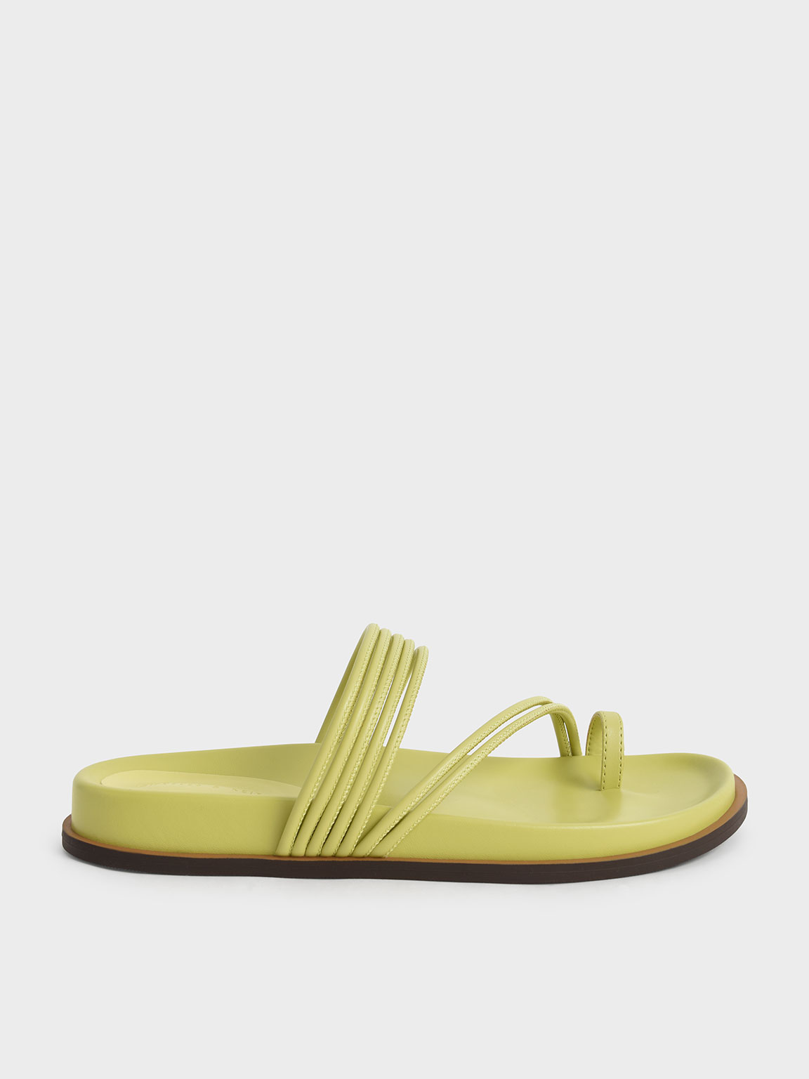 CHARLES & KEITH Metal Accent Toe Loop Sandals | Endource