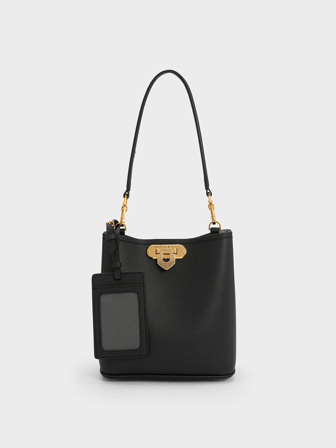 AIKO - Small Bucket Bag - Brown, Azzella London