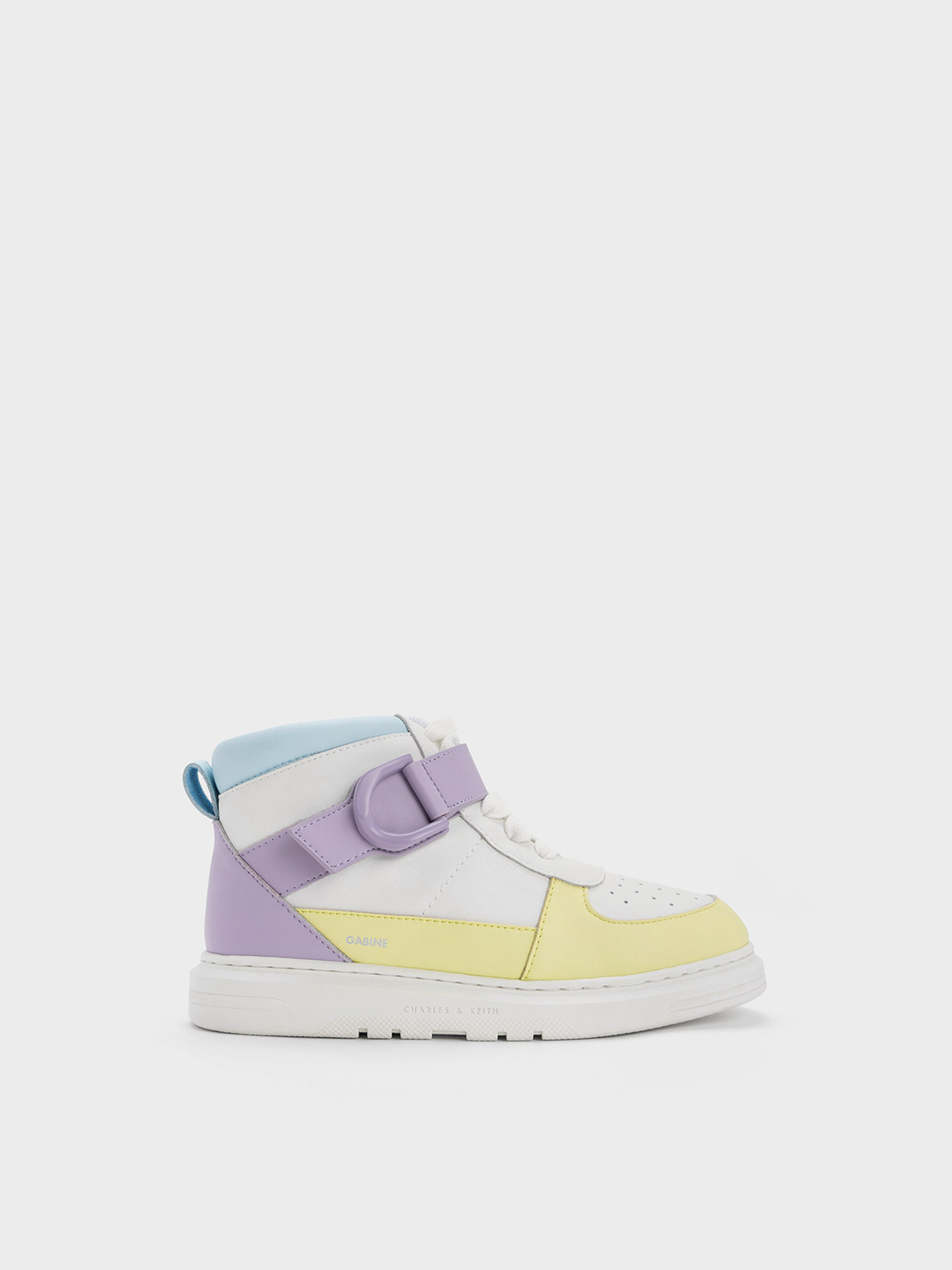 Charles & Keith - Girls' Gabine Leather High-top Trainer In Multi