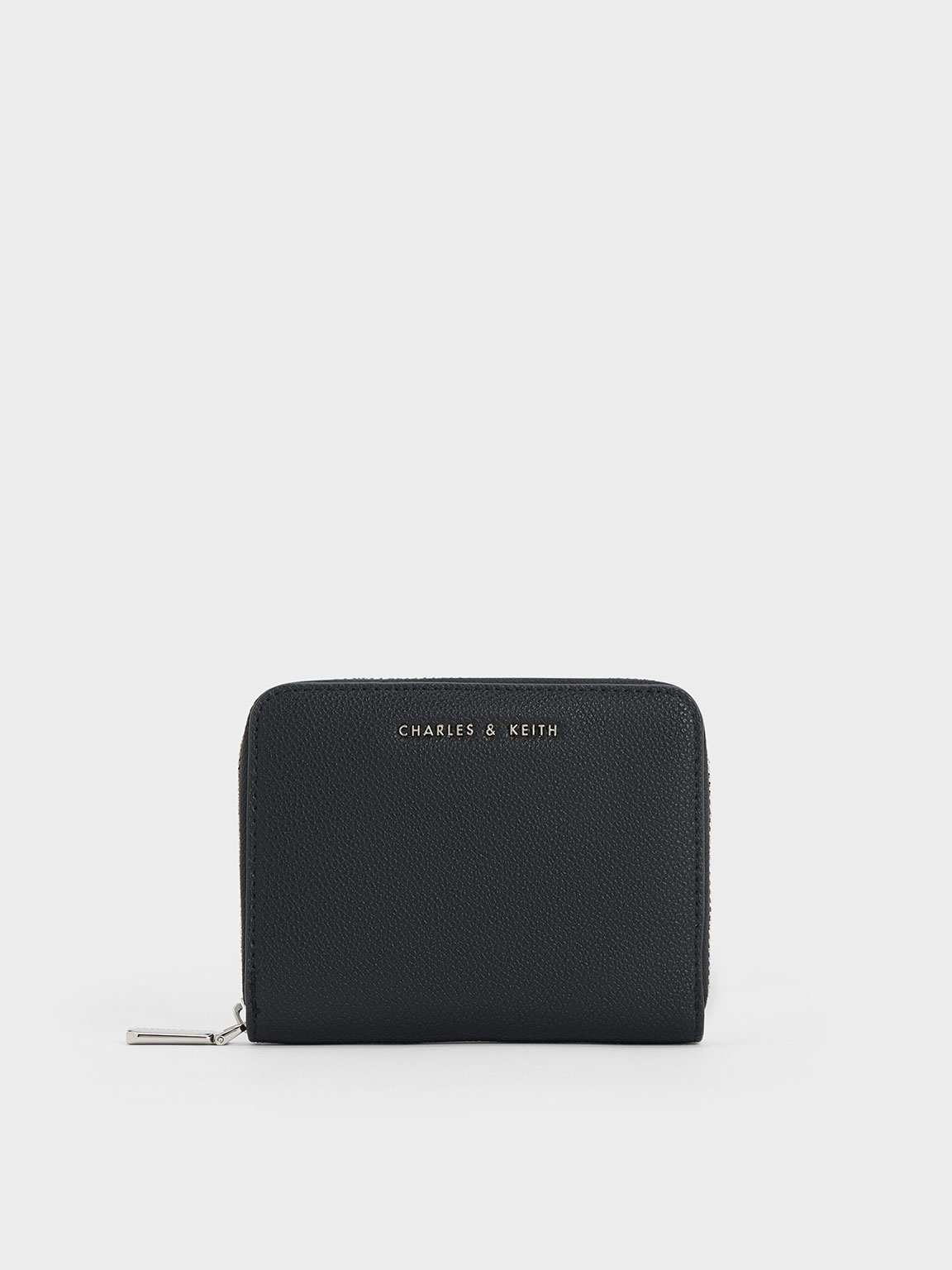 Black Basic Square Wallet - CHARLES & KEITH MY