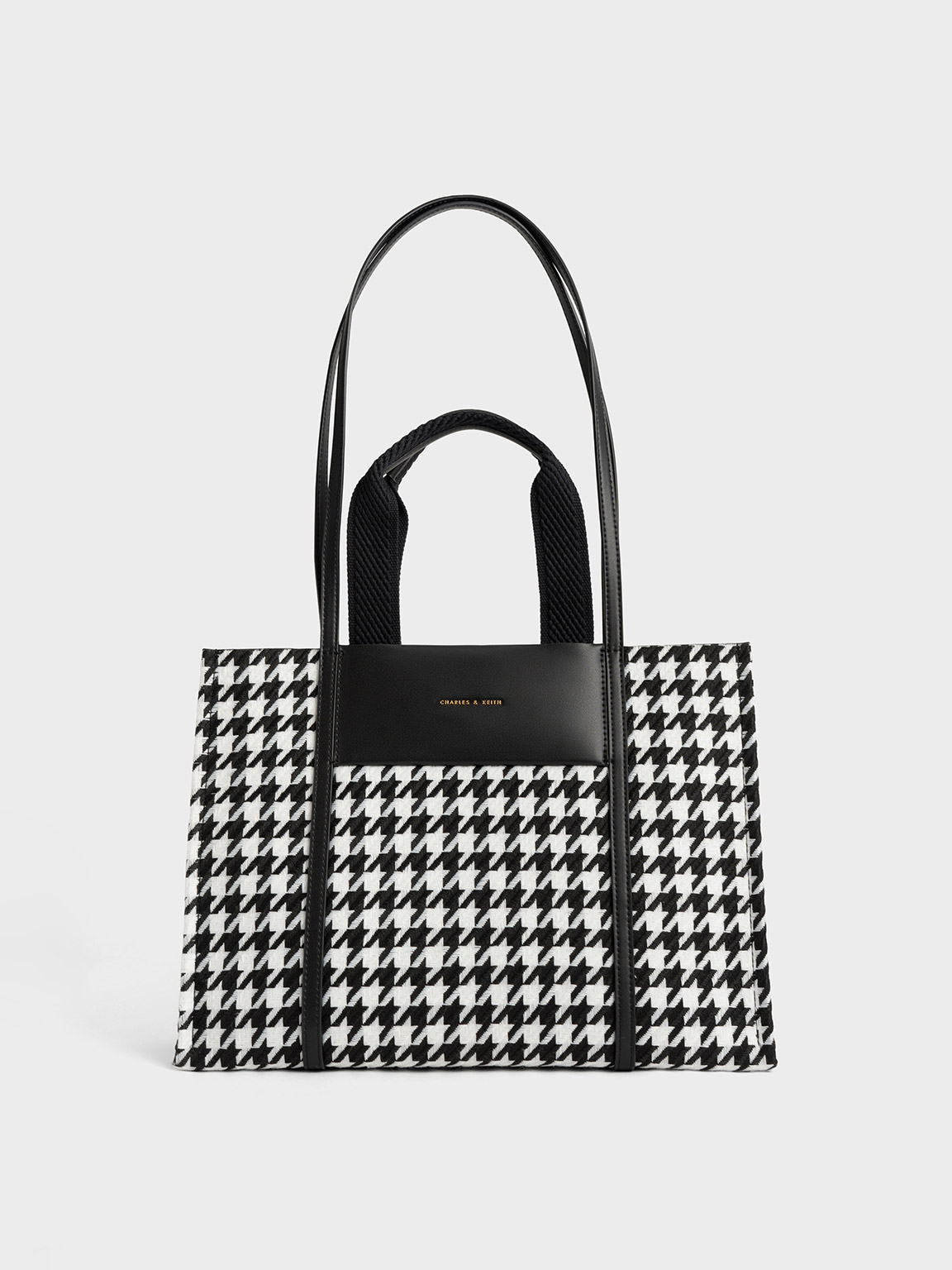 Luxury Soft Houndstooth Print Tote Bag – Fashion CITY