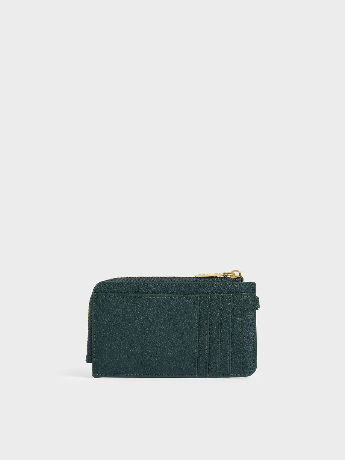 Dark Green Multi Slot Wristlet Card Holder CHARLES KEITH