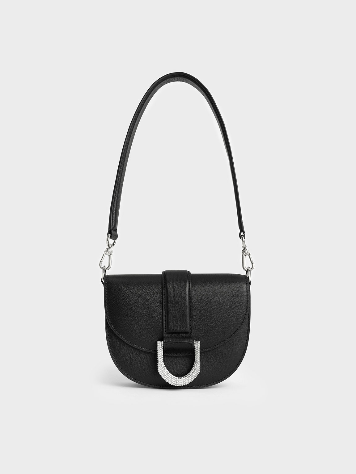 White leather Christian Dior Saddle bag with silver-tone hardware