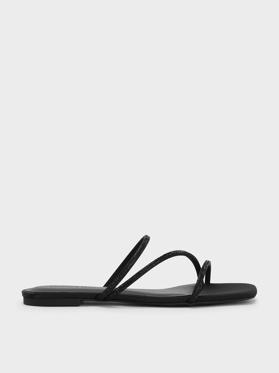 Strappy Sustainable Summer Sandal - The Evening Sandal - Black