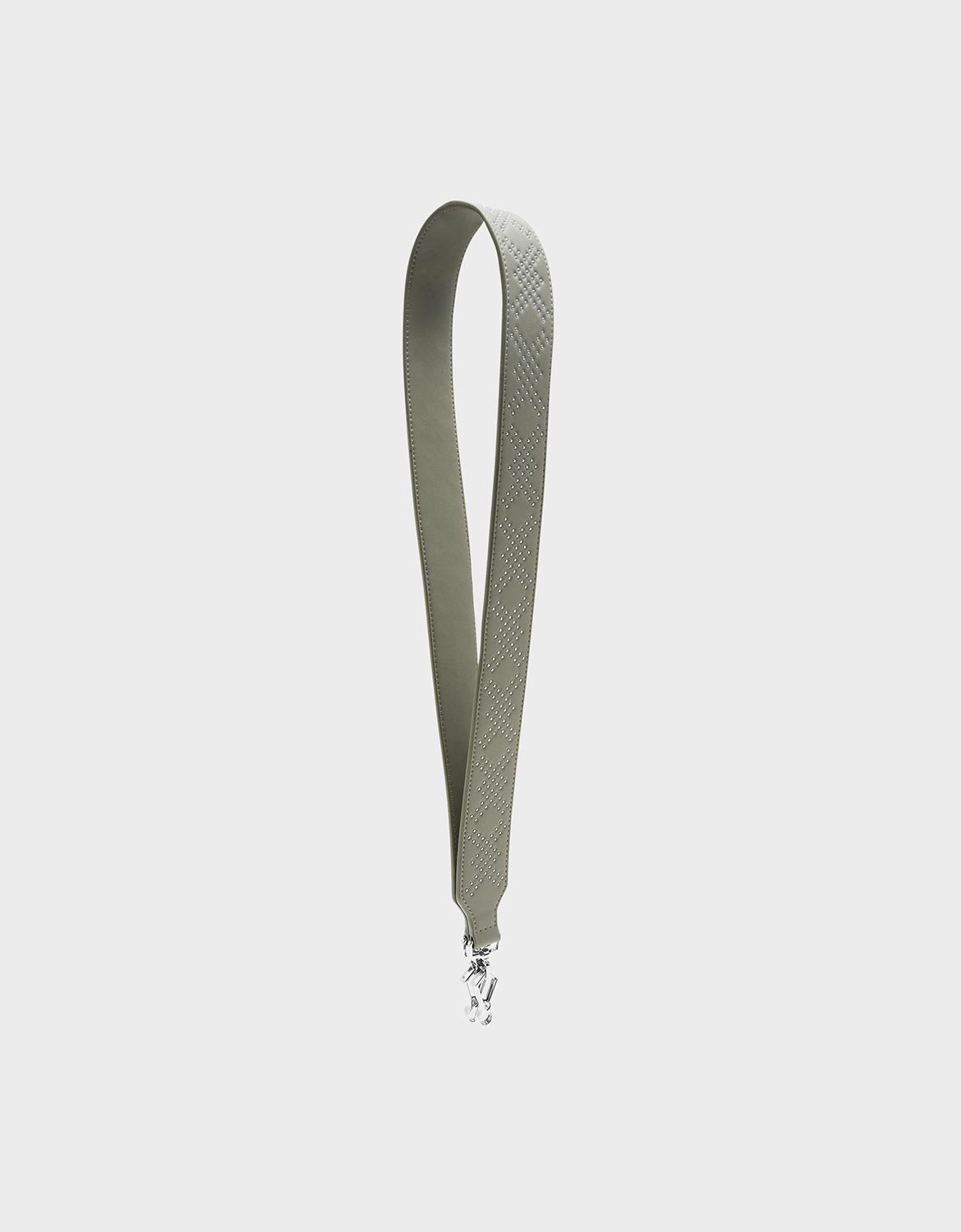 Sage Green Leather Chain Strap Bag - CHARLES & KEITH US