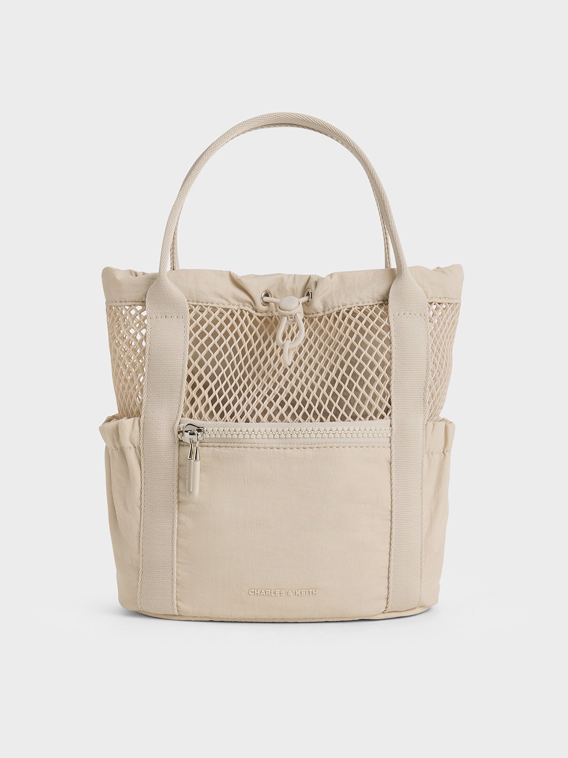 Oat Terra Mesh & Nylon Multi-Way Bag - CHARLES & KEITH US