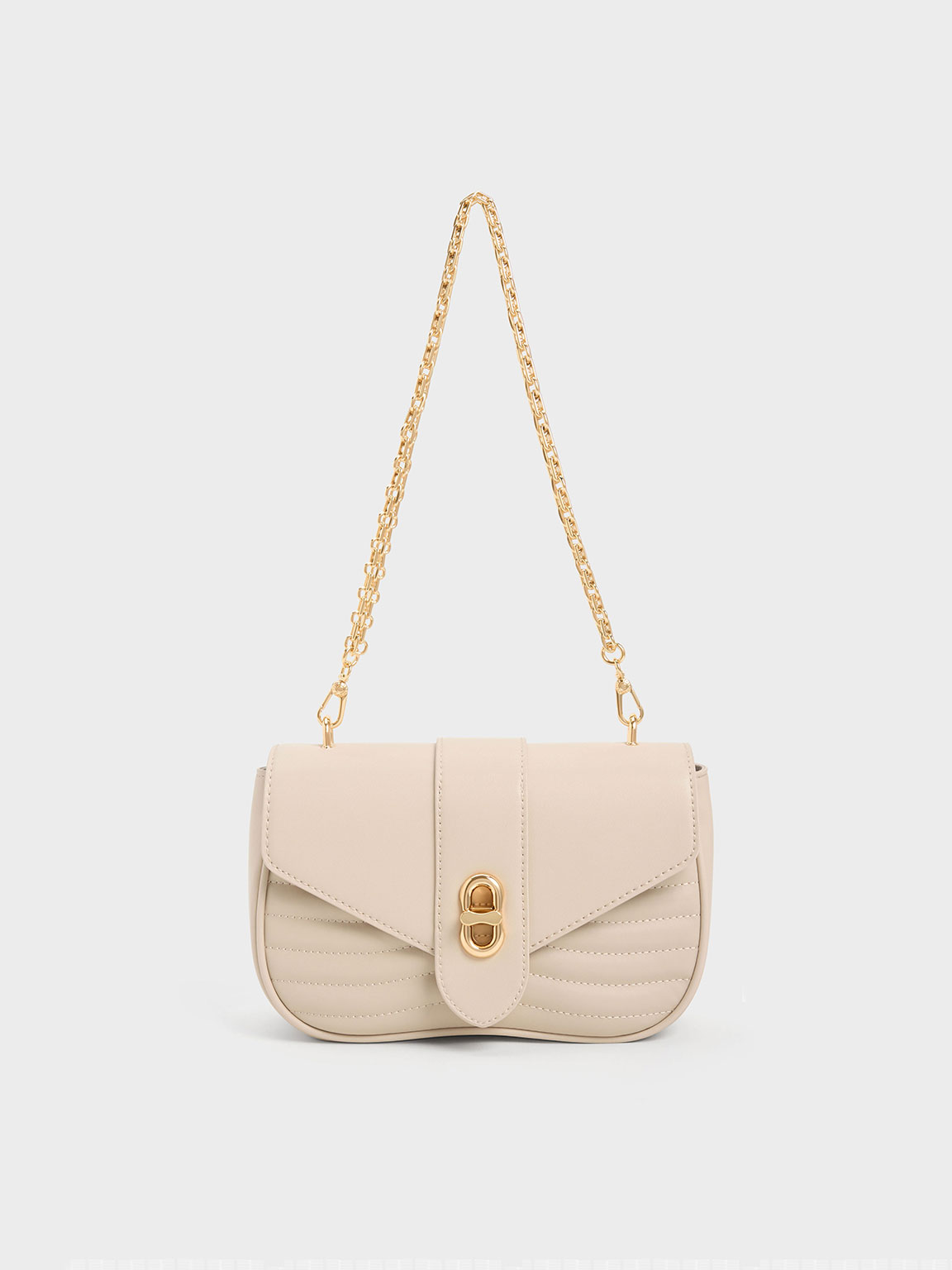 Oat Aubrielle Panelled Crossbody Bag - CHARLES & KEITH US