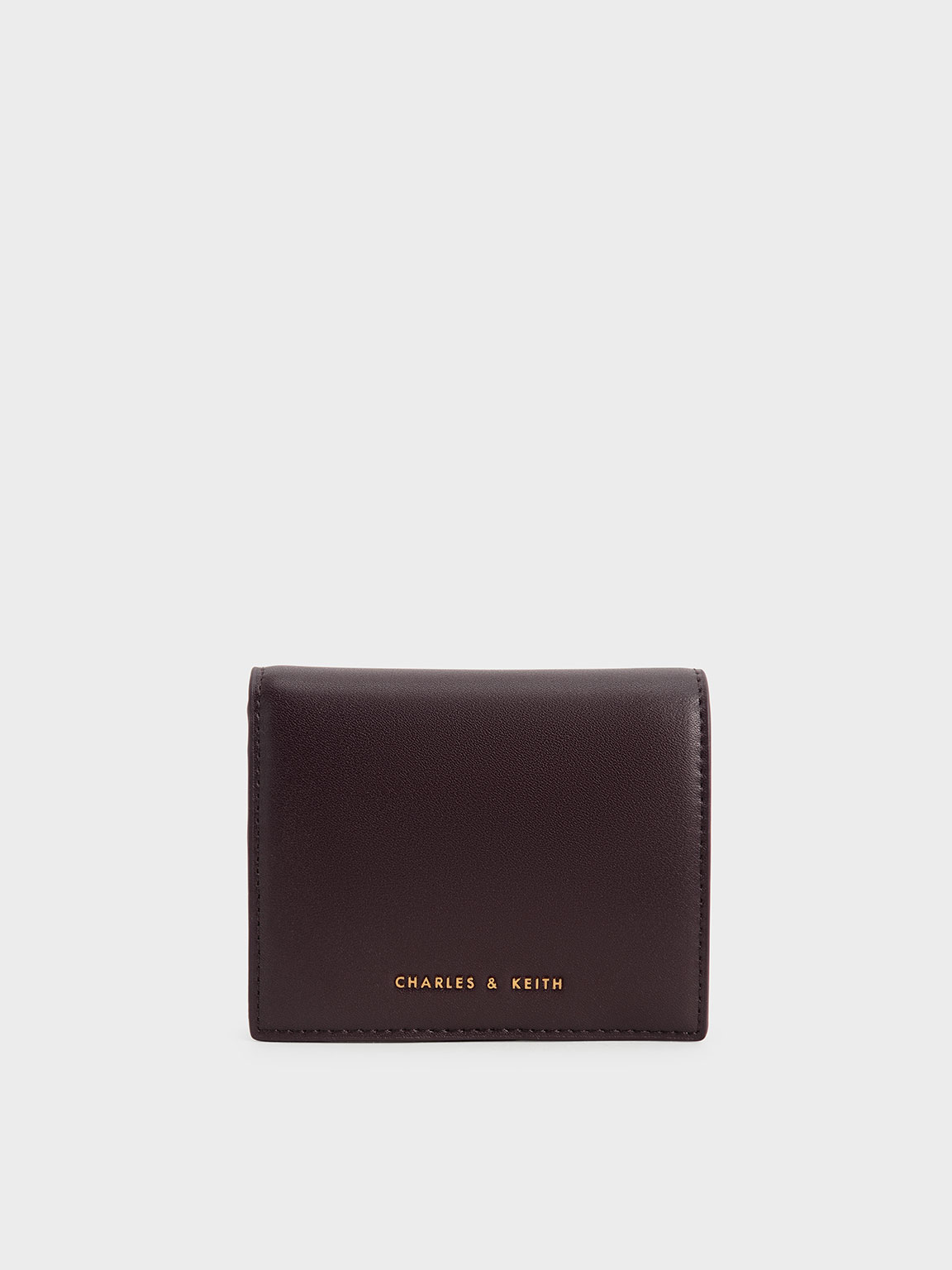 Charles & Keith Women's Snap Button Mini Short Wallet